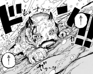 ONEPIECE1153話壁を登るロキ